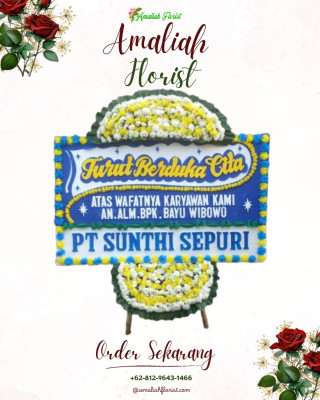Papan Bunga Duka di Pahlawan